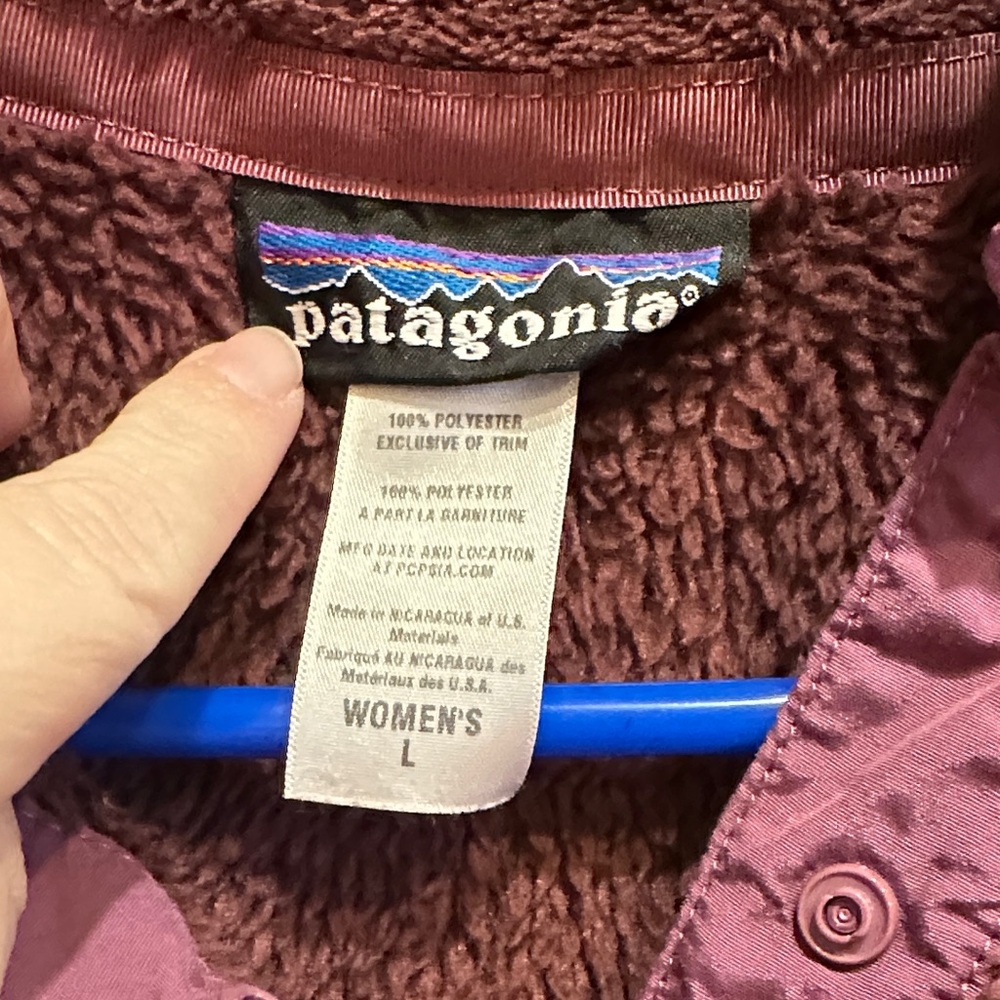 patagonia womens re tool snap t fleece pullover size Lg - Picture 2 of 7